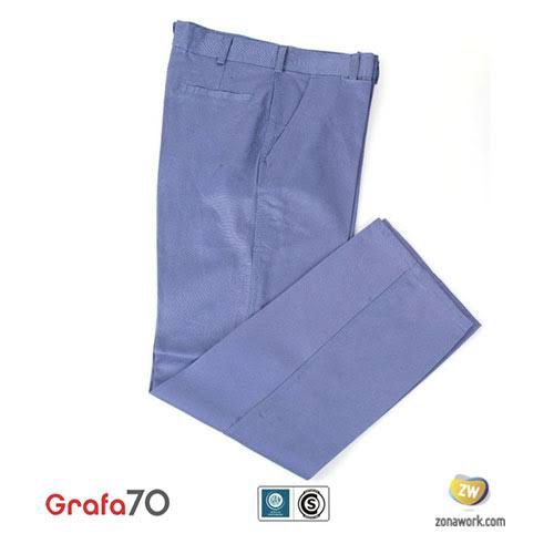 Pantalon de trabajo grafa celeste